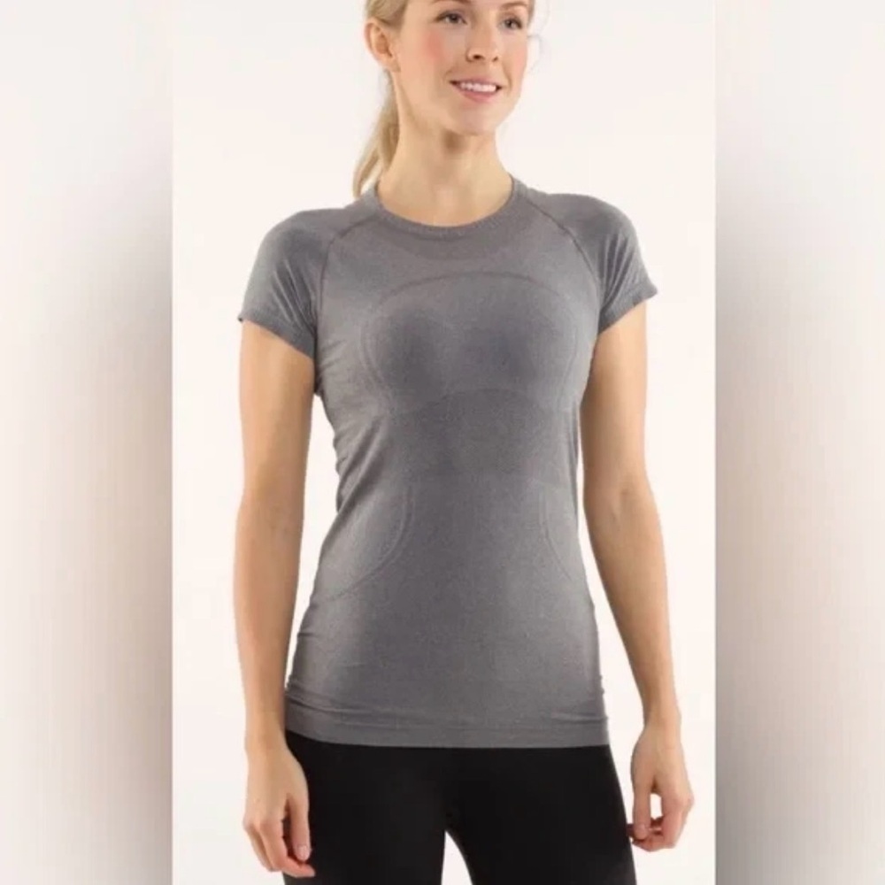 Lululemon Swiftly Tech Short-Sleeve Shirt 2.0 in a slate color (f6)